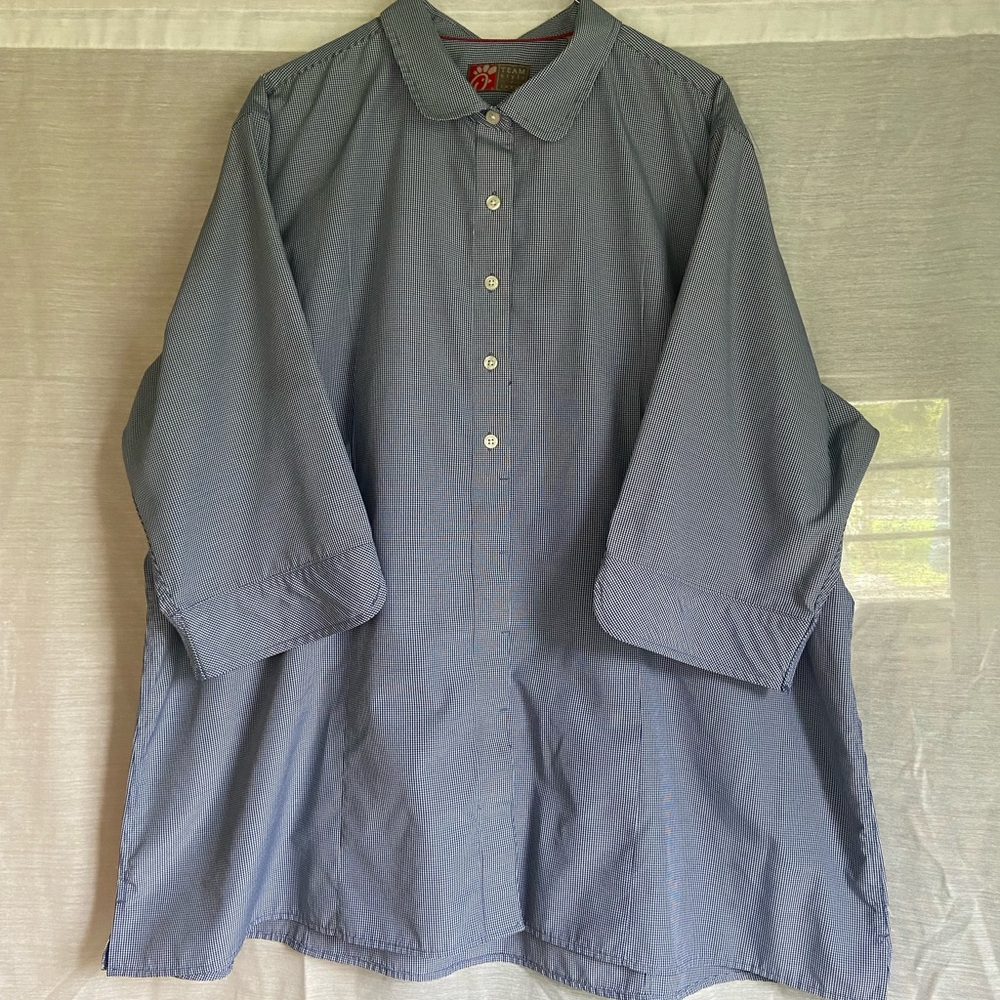 Blue Button-Up Shirt